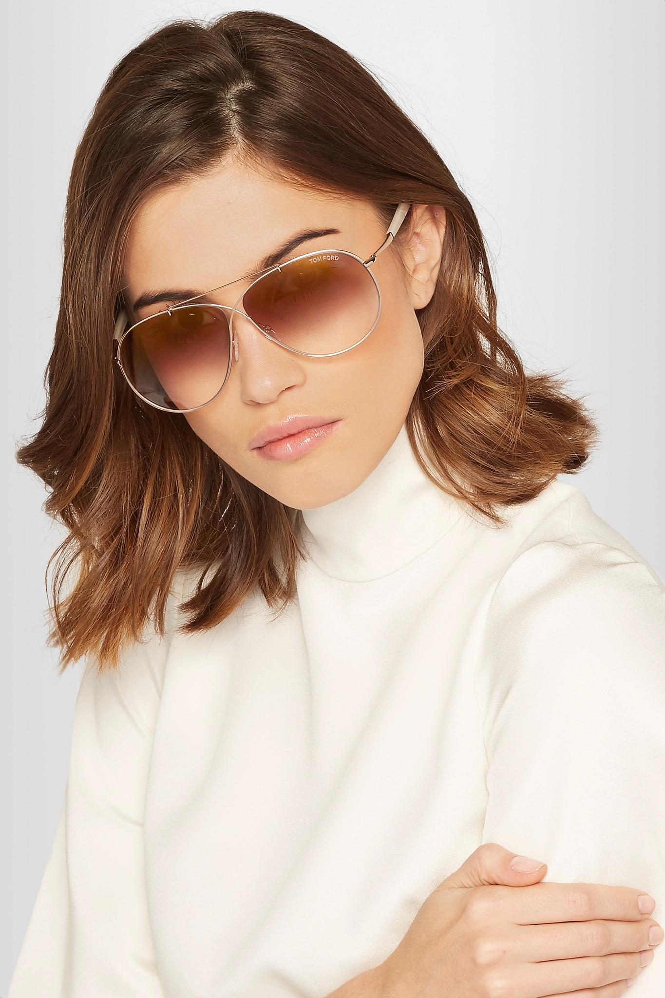 Descubrir 57+ imagen women's tom ford aviator sunglasses Abzlocal.mx